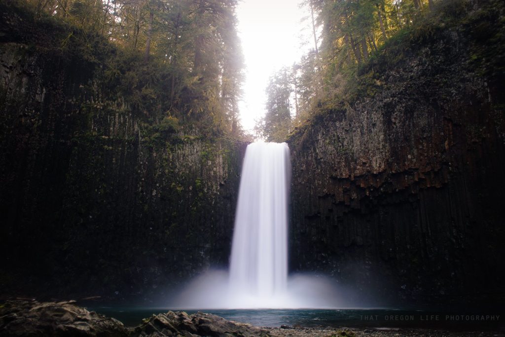 abiqua falls, scotts mills, silverton, oregon, for sale, waterfall being sold, natural landmark, redfin, zach urness, statesman journal, abbey foundation of oregon