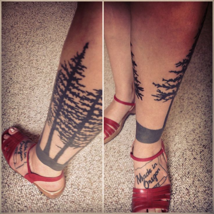 oregon tattoo by Jen Godfrey TattooNOW