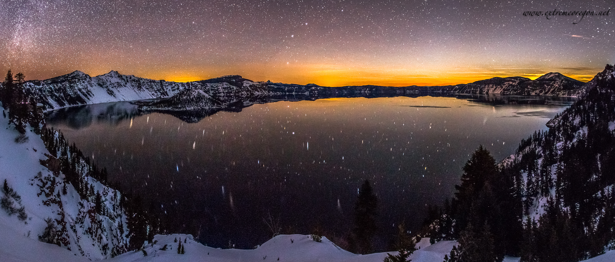 Crater Lake National Park is one of the best places to visit in Oregon at any time of year. Simply gorgeous.