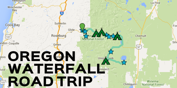 Beautiful Southern IN Waterfalls and Wineries Tour Map