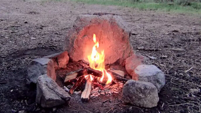 Here S An Easy Way To Make A No Dig Smokeless Campfire That