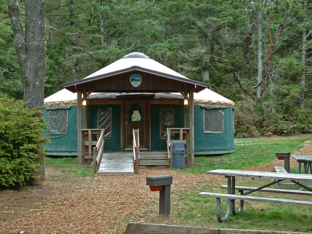 Harris Beach State Park Yurt