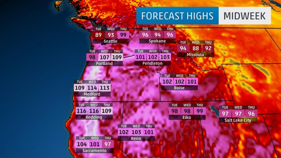 Record Breaking Heat Wave to Hit Oregon and Washington