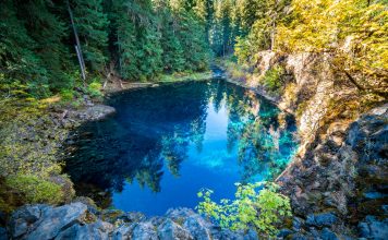 Blue Pool Willamette National Forest Oregon