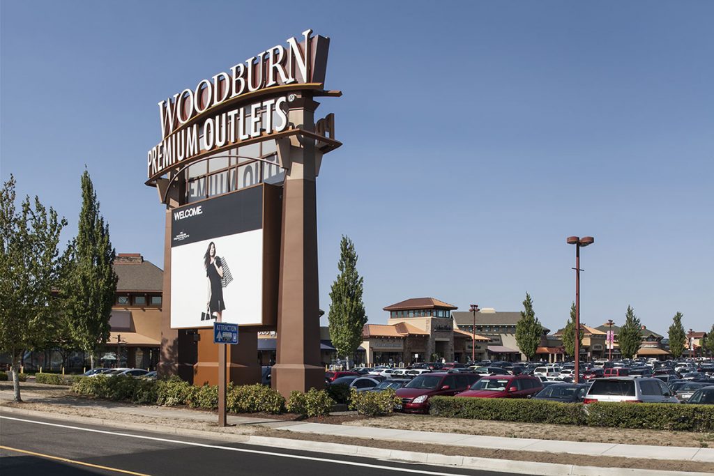 Woodburn Premium Outlets Courtesy of Premium Outlets-dot-Com