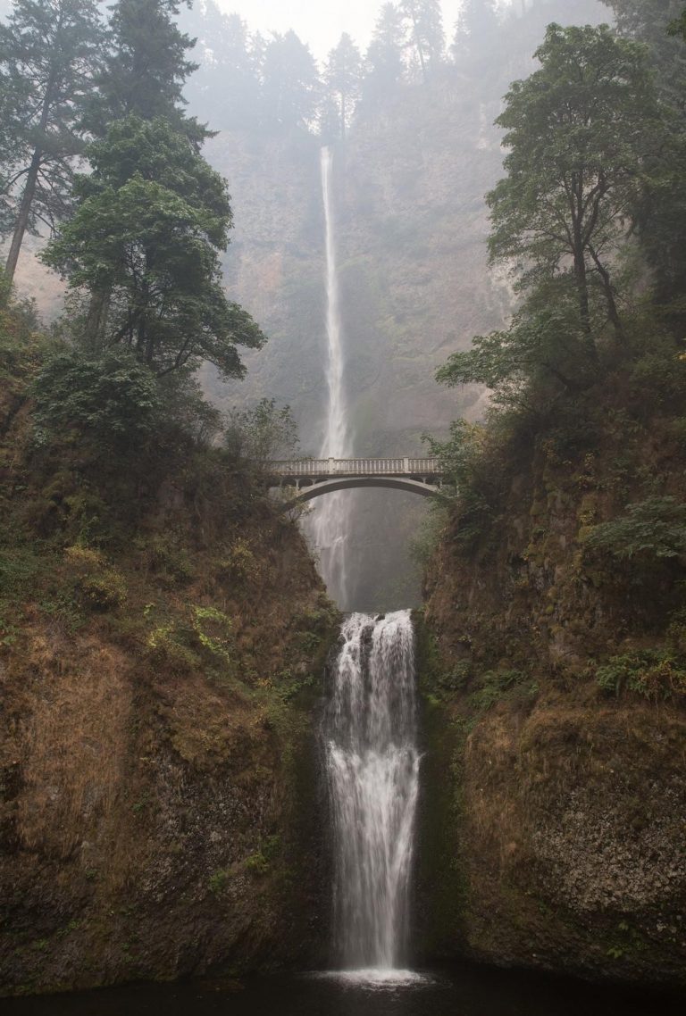 Aftermath Photos of Multnomah Falls Fire in Columbia River Gorge