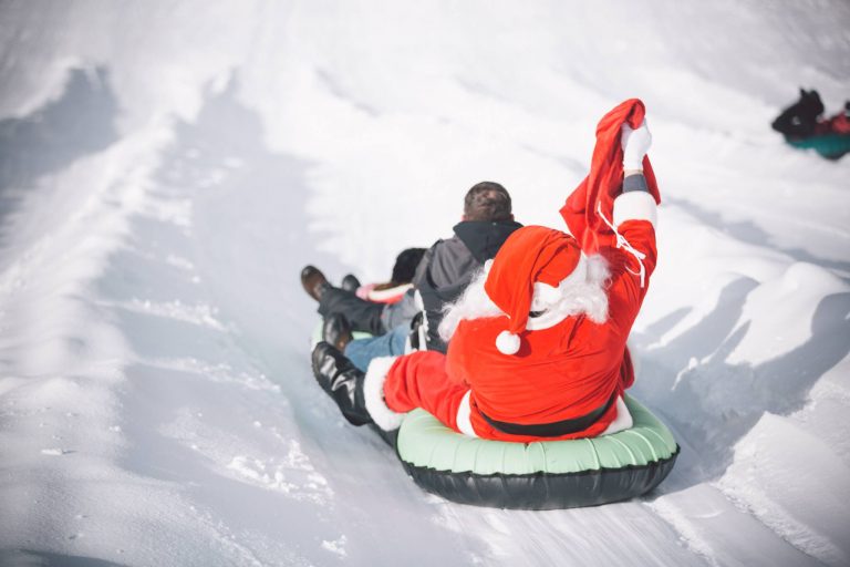 Cosmic Tubing On Mt. Hood Turns The Hill Into A Dance Floor