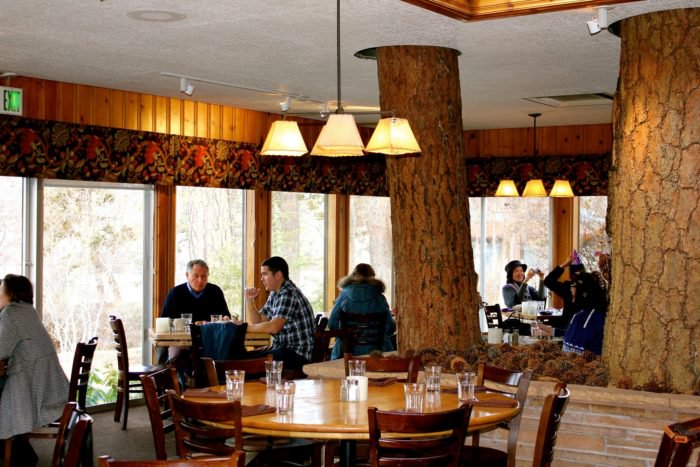 The Pine Tavern In Bend Has Exquisite Food And Trees Growing Inside 6741