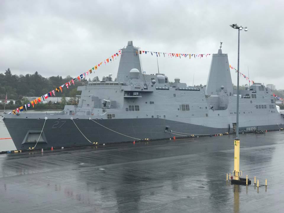 USS Portland Comes To Rose City For Commission