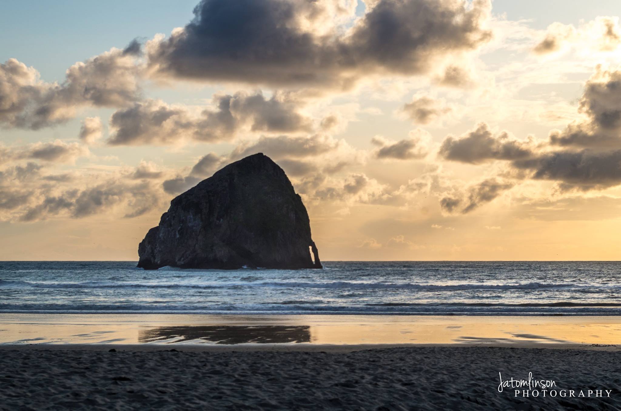 best Oregon beaches Cape Kiwanda Haystack Rock At Sunset