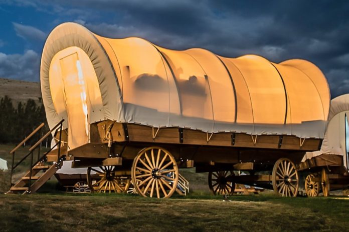 covered wagon camping