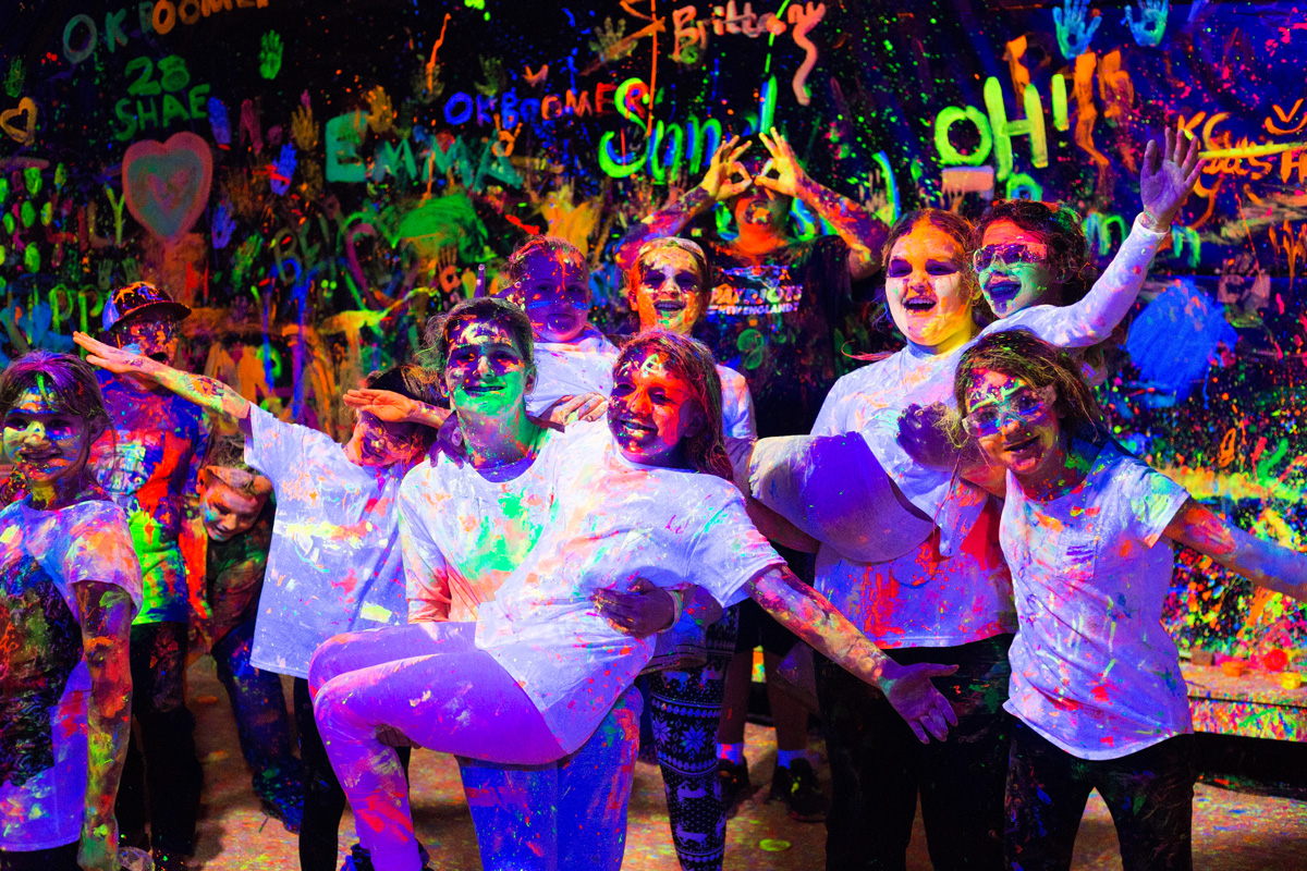 This Art Studio in Oregon Throws Epic Paint Hurling Parties, And