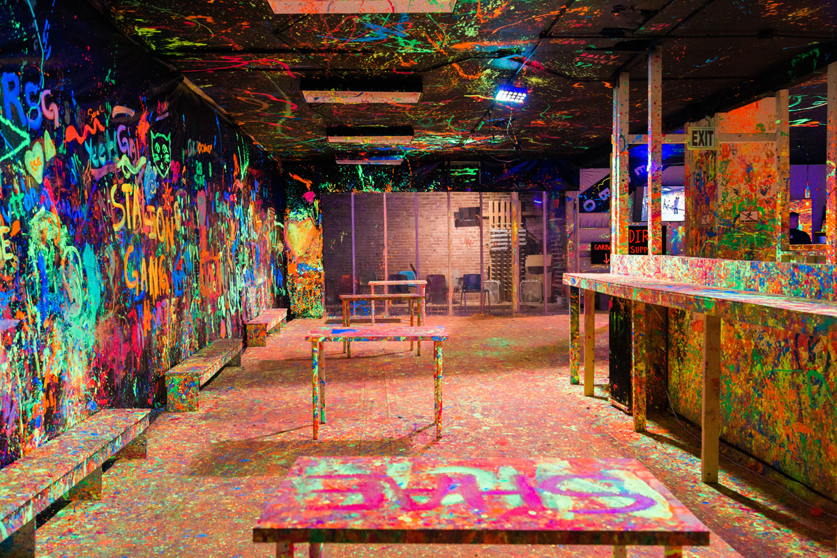 This Art Studio in Oregon Throws Epic Paint Hurling Parties, And