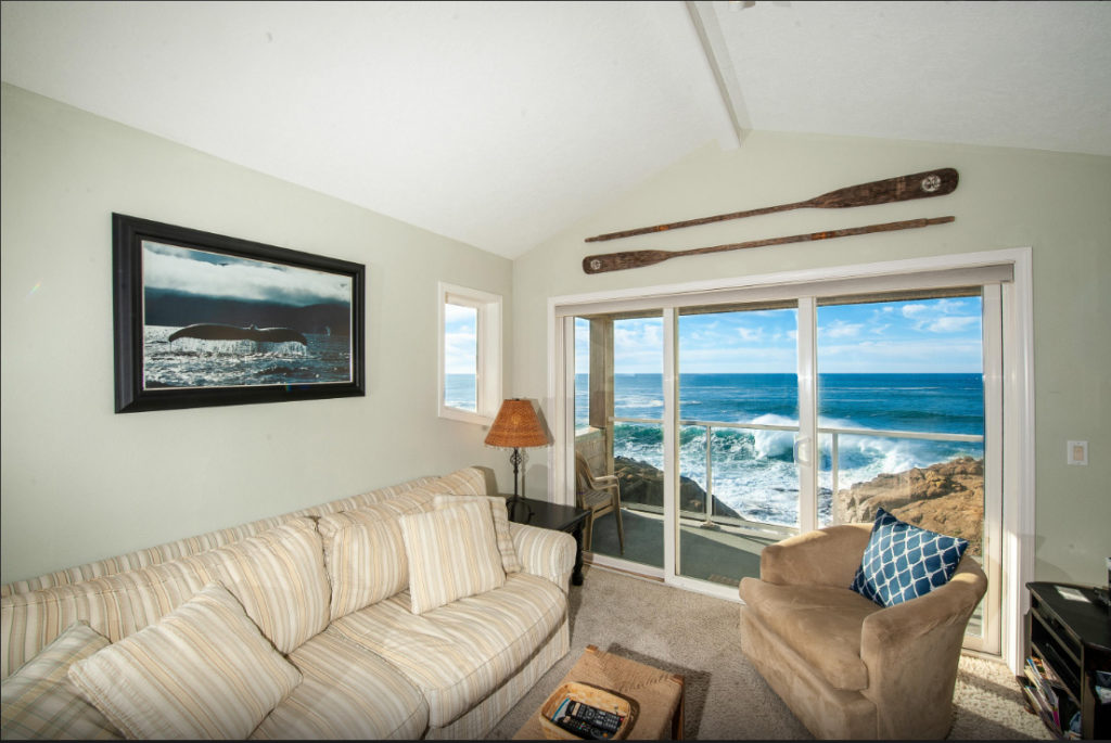 This Depoe Bay Home Has Incredible Sunset Views Of The Pacific Ocean!
