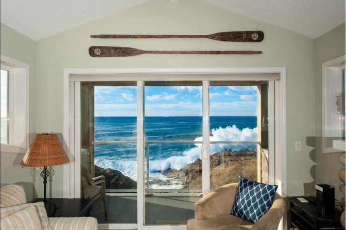 Depoe Bay Rental With A View Pacific Ocean Sunset Oregon Coast