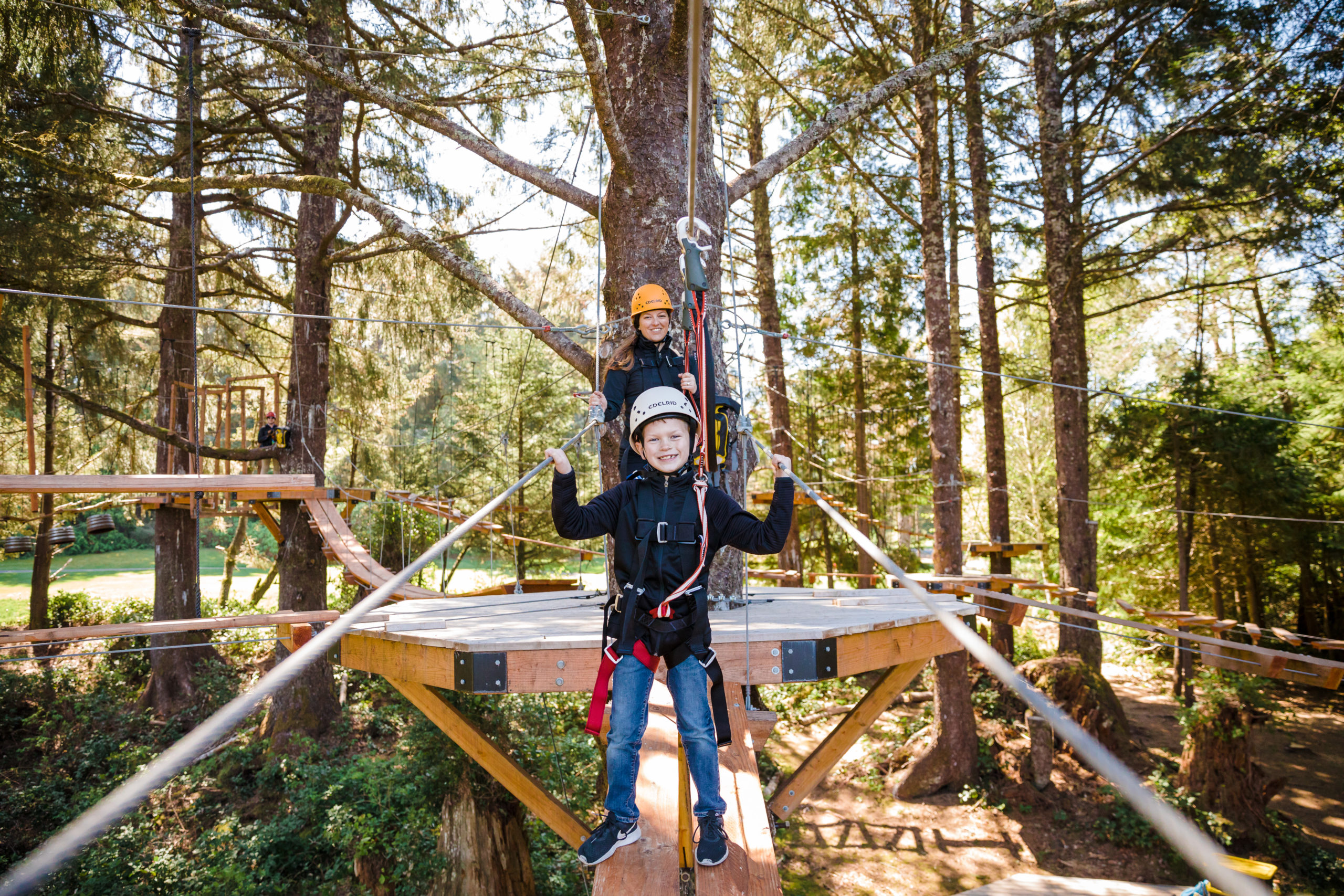 aerial park salishan resort Lincoln City Gleneden Beach Oregon