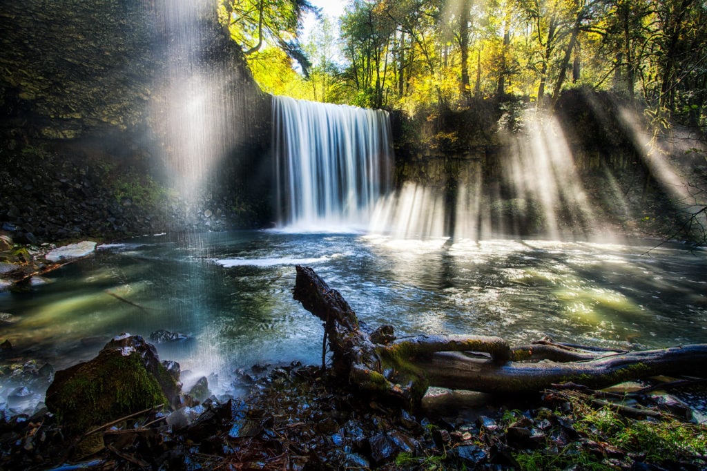 Beaver Falls near Clatskanie, Oregon