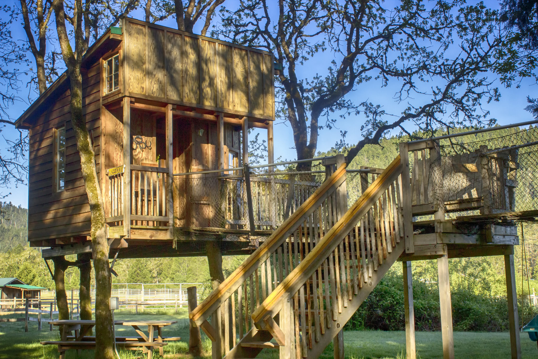 Sleep Overnight In Oregon's Finest Treehouse Resort