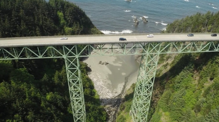 Thomas Creek Bridge Oregon Tallest Bridge