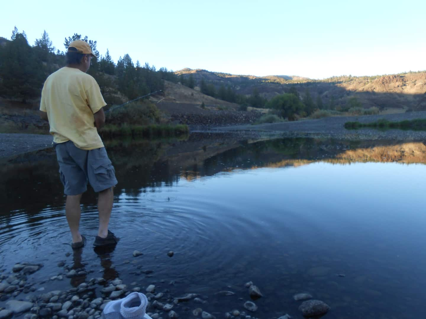 Fishing at Stellar Cabin