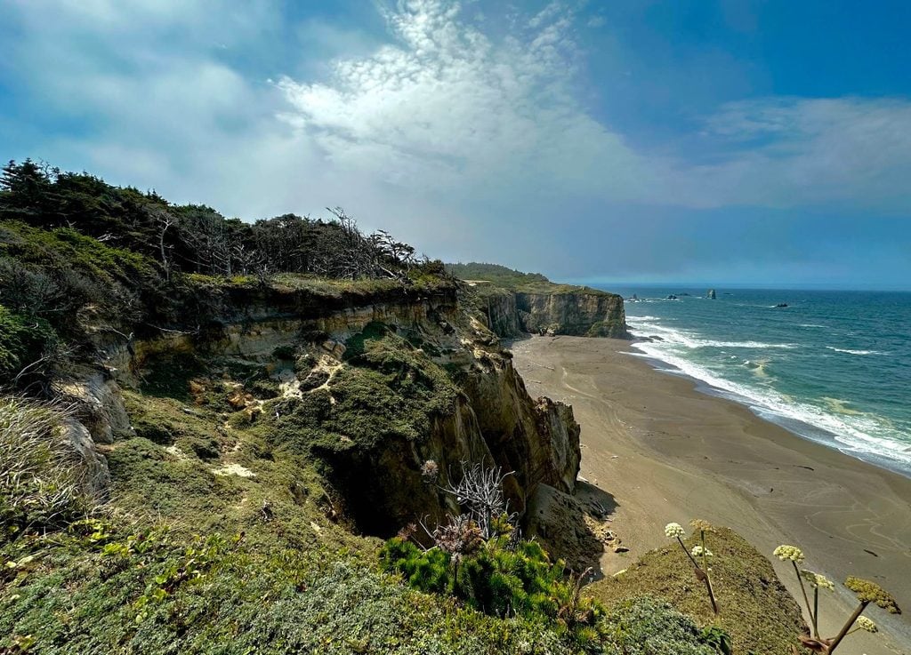 Blacklock Point, Floras Lake, Oregon Coast, Hiking, Southern Coast, Cape Blanco, Gold Beach, Curry County, Unique Landscapes, PNW, Pacific Northwest, Places To Go, Things To Do, Biking Trails, Windsurfing, Natural Beauty