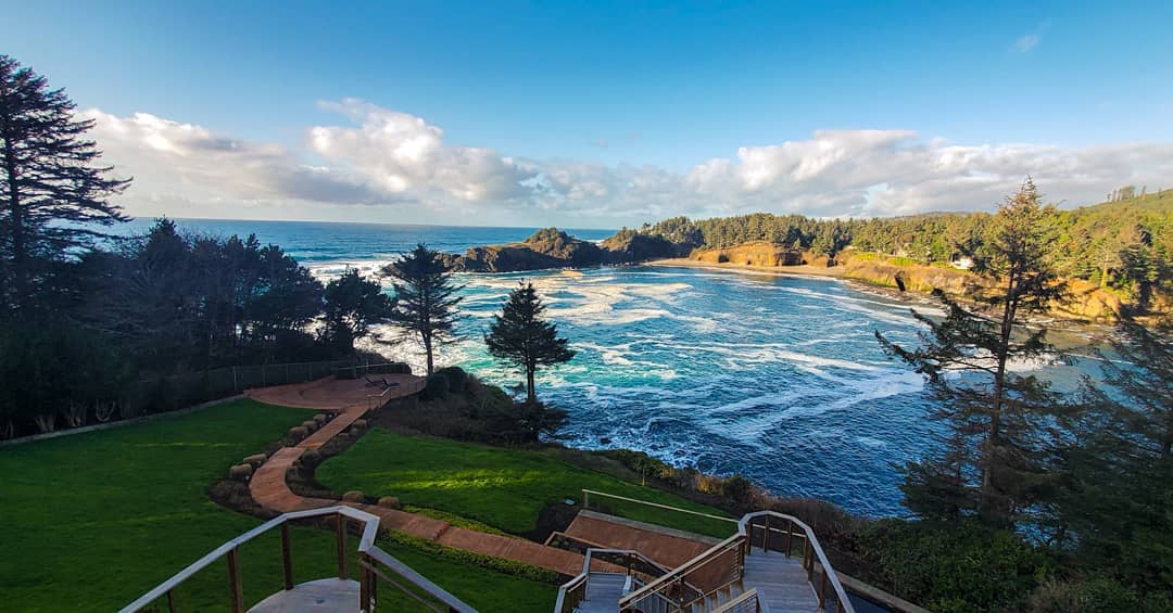 stunning ocean view whale cove depoe bay oregon