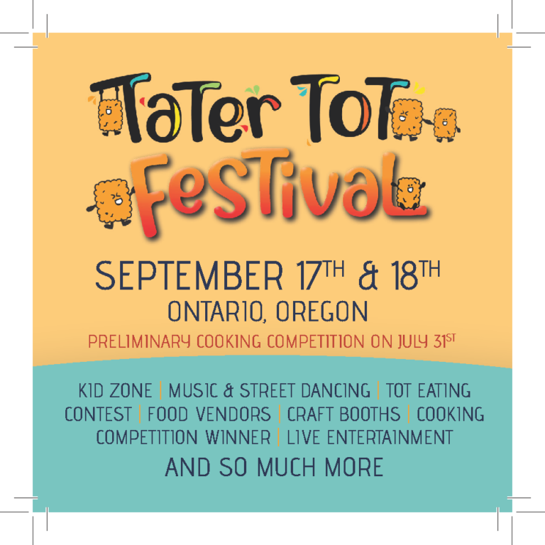 Celebrate Everything Tater Tot In Ontario Oregon This Weekend