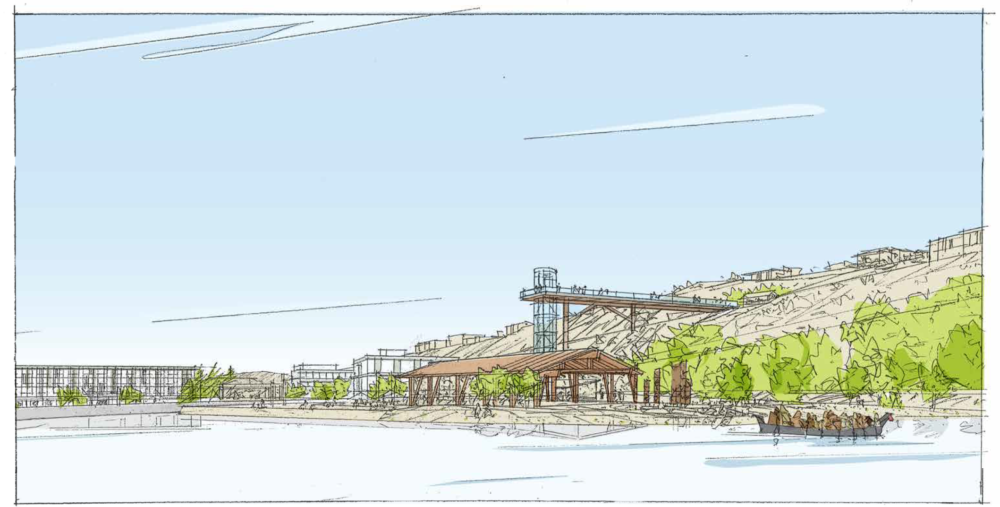 graphic of willamette falls grande ronde project