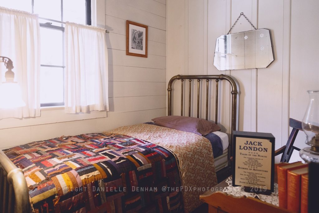 A photo of the room Jack London stayed in at the Wolf Creek Inn.