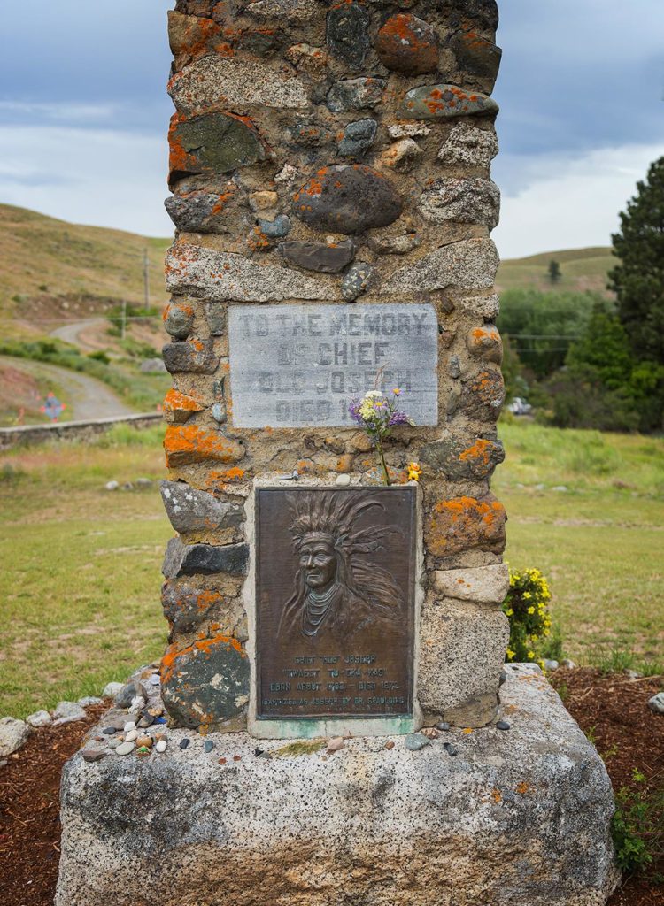 old chief joseph gravesite, eastern oregon, nez pierce tribe