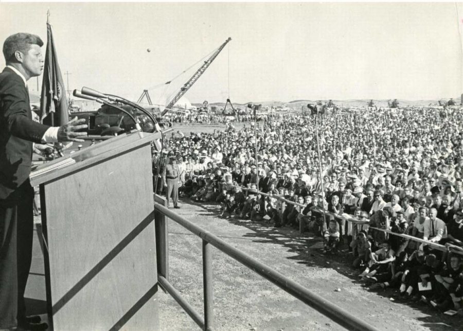 john f kennedy at hanford site 1963