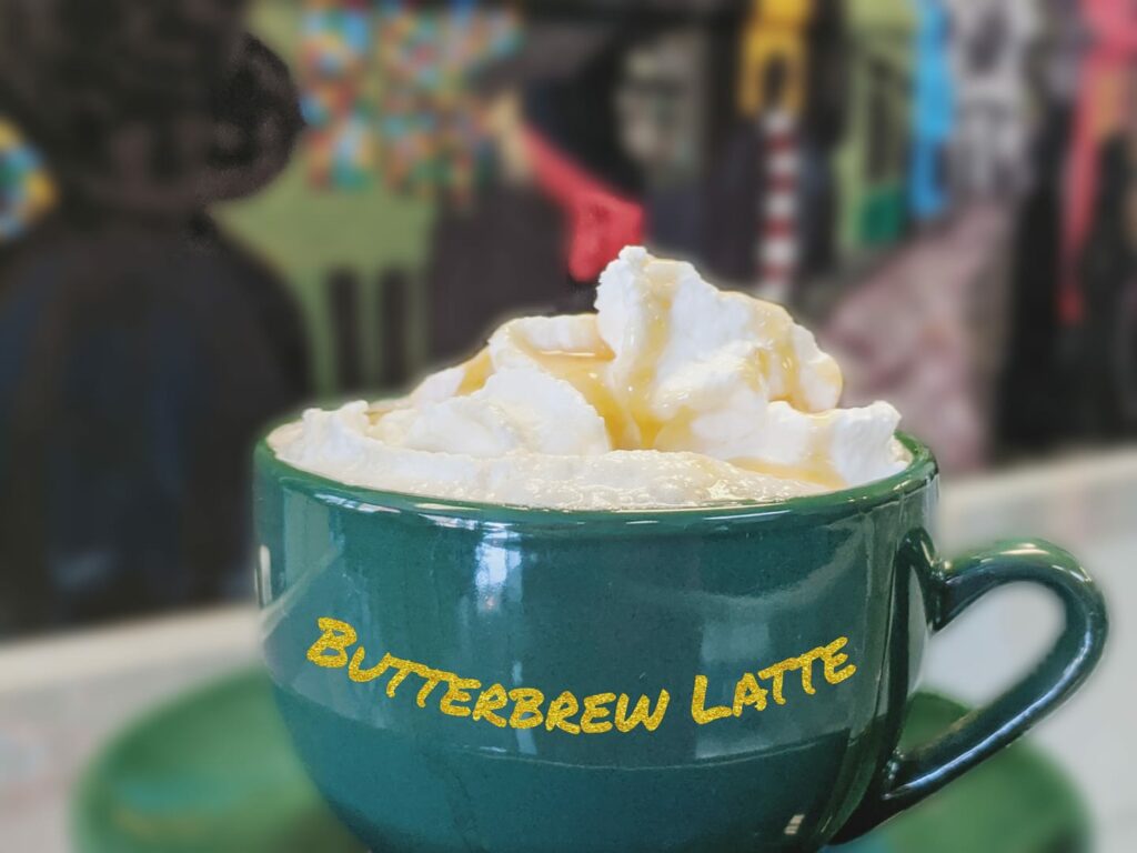 harry potter butterbrew latte