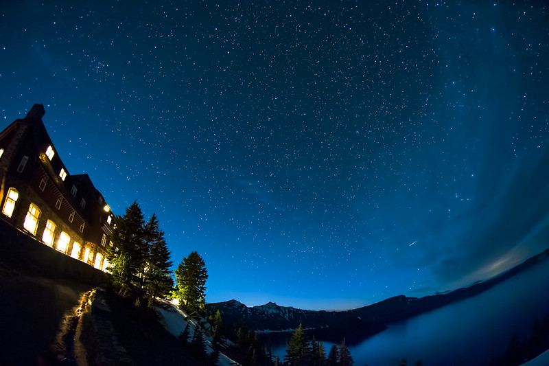 Camping near Crater Lake Oregon