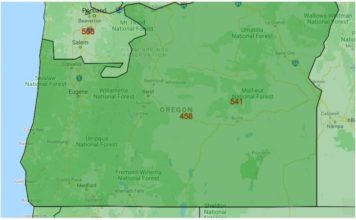 Oregon Area Codes Information With History - That Oregon Life