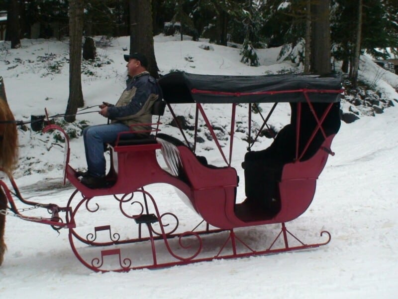 Sleigh Rides Odell Lake Oregon