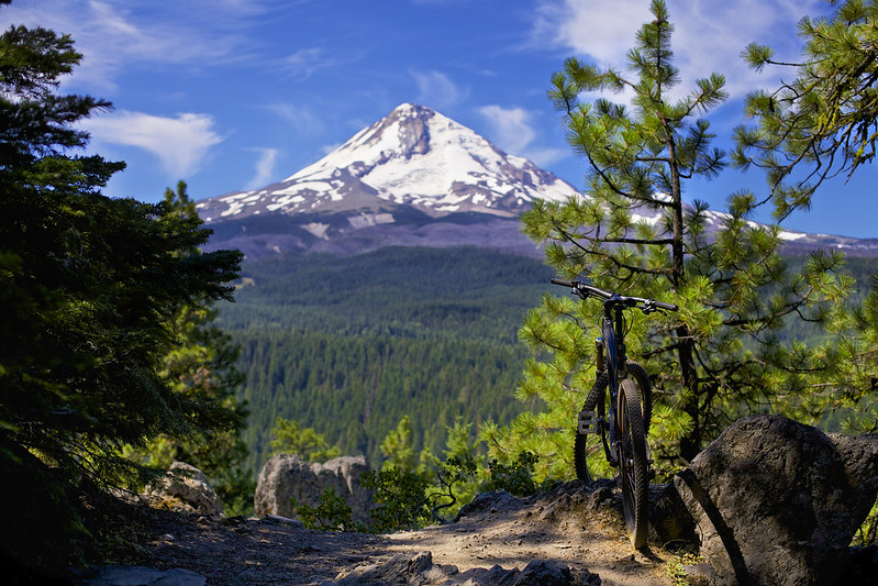 Mountain biking Mt Hood