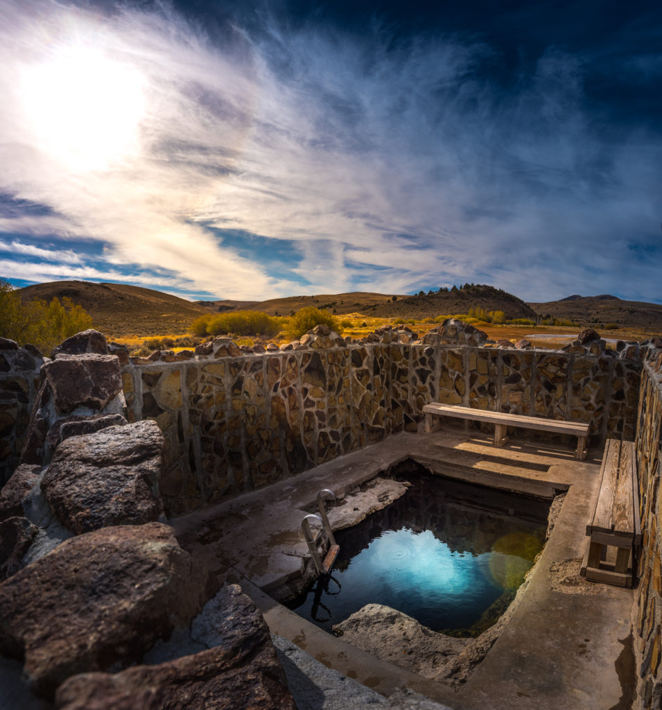 hart mountain hot springs, hot springs oregon map