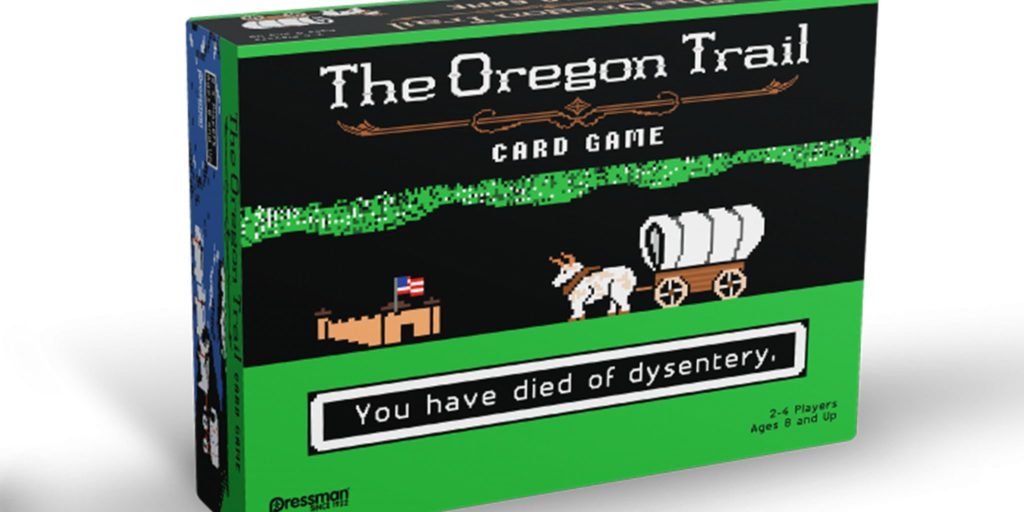 The Oregon Trail Game card game