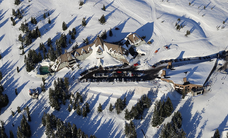 Timberline Lodge Aerial