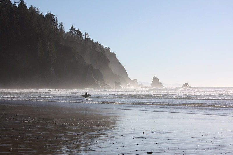 Surfing Oregon, Shorty, Short Sand Beach
