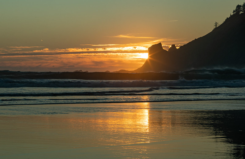 short sand beach