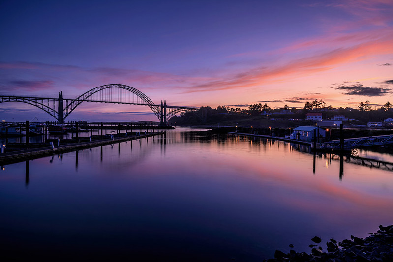 Yaquina Bay Bridge Sunset