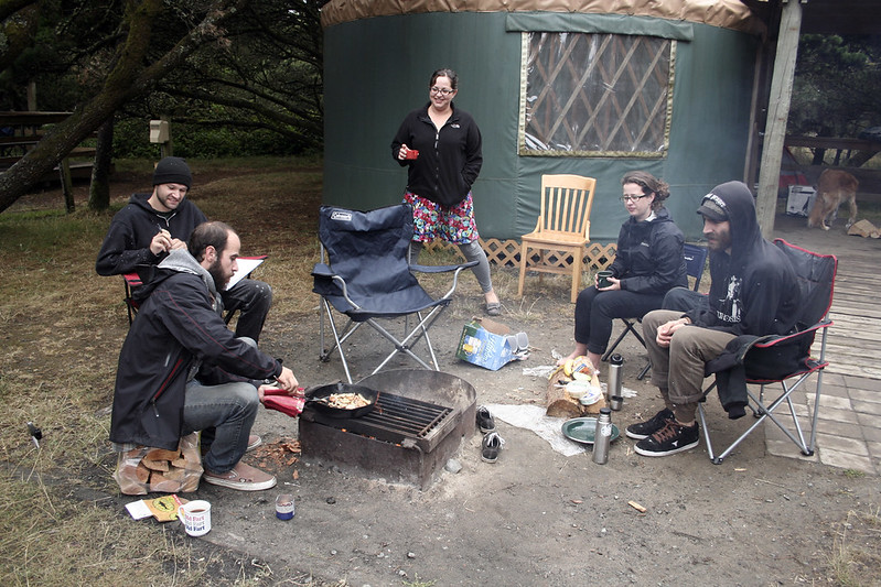 Camping near Short Sand Beach Oregon Nehalem Bay State Park Yurt