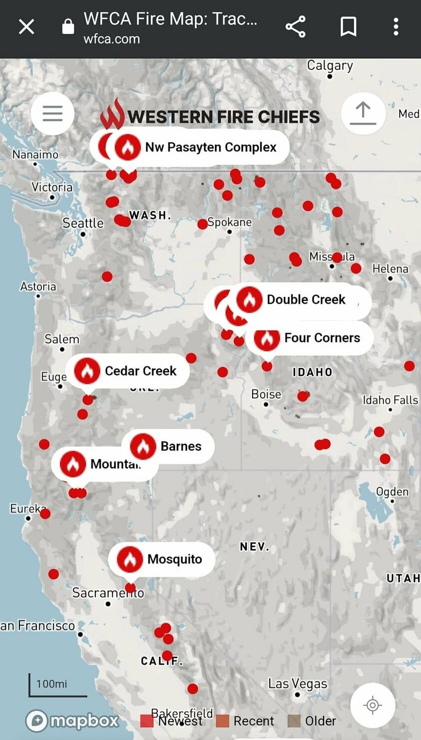 west coast wildfires 2022