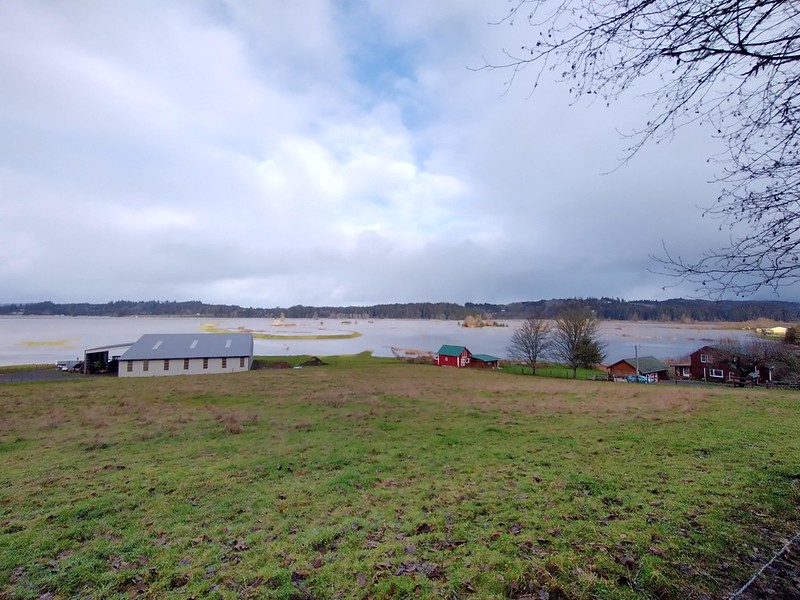 Flooding on Oregon Coast After A King Tide