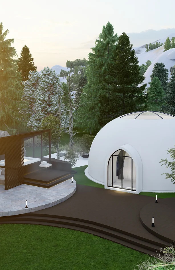 3D artist rendering of the proposed Oculis Lodge