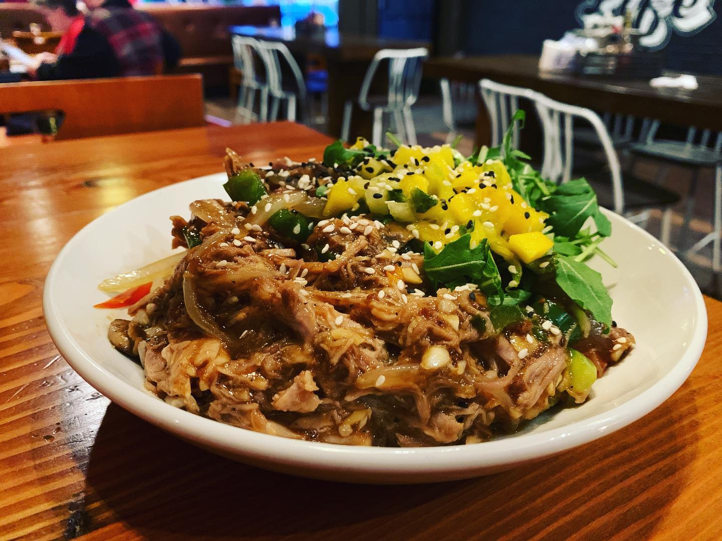 Korean BBQ bowl. It looks really good.