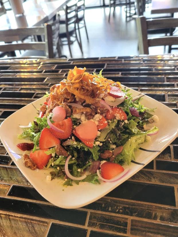 A strawberry salad. It was a special. Photo from Smoky Hearth in Sandy.