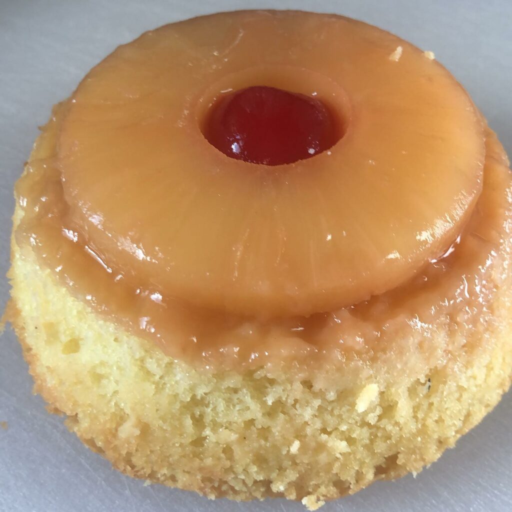 A pineapple upside down cake.