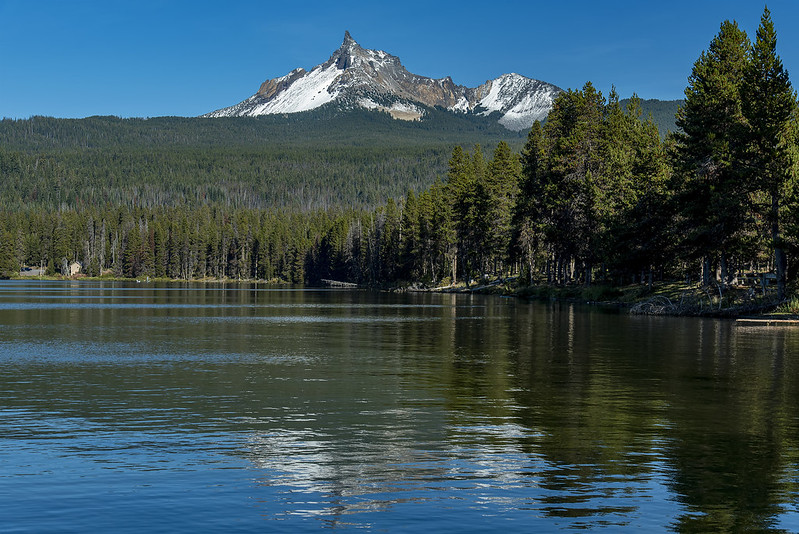 Mount Thielsen above Diamond Lake.